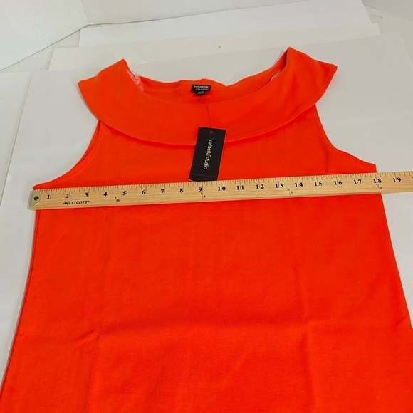 Rafaella Boatneck Knit Top Panama Orange Women’s Size Medium NWT - Picture 8 of 9
